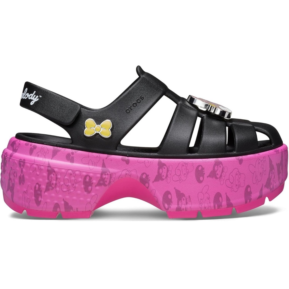 Crocs Women's Sanrio My Melody/Kuromi Stomp Sandals, Size 10 Women, EUC - Picture 7 of 7